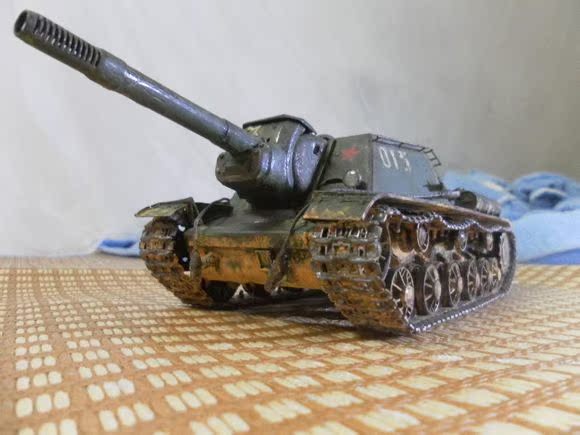 不包板材坦克模型成品1:35代工苏联SU-152坦