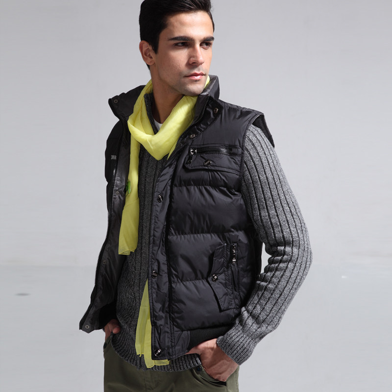 帝洛士 2013年<em>新款</em>男<em>马甲男士</em>背心保暖加厚羽