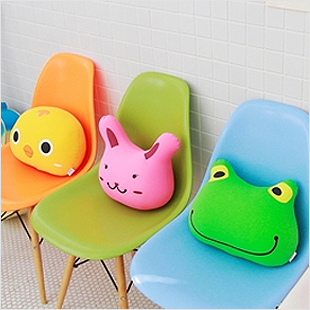 the republic of korea Agency purchase Imported Cartoon animal Frog Chicken/rabbit/Apple fruit baby children Elastic force Cushion 4in the Home Fabric , Pillow/Pillow category - from Buy2taobao.com to provide professional Taobao agent buy service