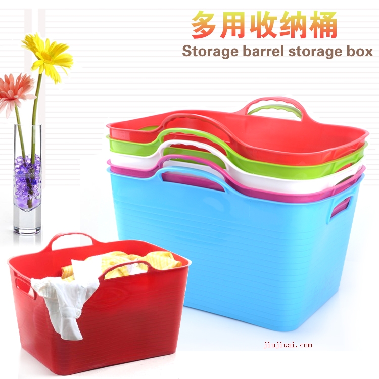 大号手提式购物篮 加厚软质塑料篮 厨房蔬菜收纳篮子整理篮整理筐|ruв категории коммерческий/офисная мебель, супермаркет мебель, корзины - от Buy2taobao.com для оказания профессиональной услуги покупки агента Taobao