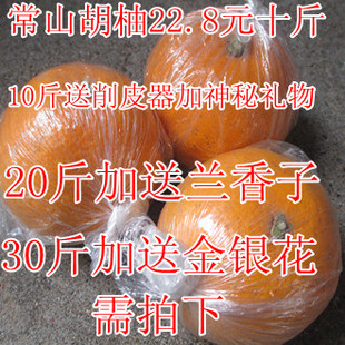  常山胡柚 农家新鲜水果 清热去火润肺止咳小柚子四省包邮优惠换购