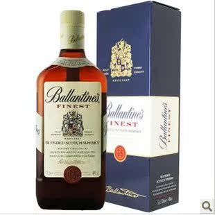  洋酒百龄坛特醇 苏格兰威士忌 BALLANTINE’S FINEST正品（有盒）