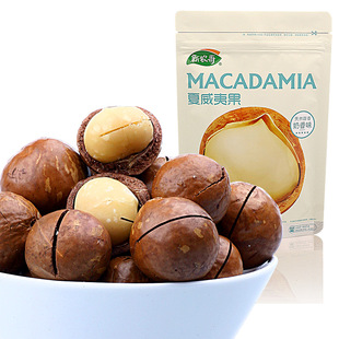  新农哥 夏威夷果 特价坚果零食 奶油味 夏威夷果 168g 满就包邮