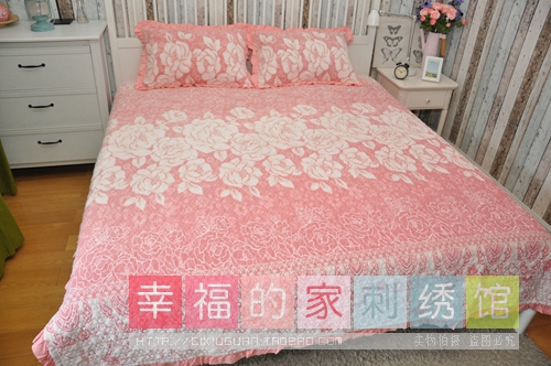 韩国短绒剪花绒睡垫保暖无静电正面绒背面菲边纯棉水洗床盖在类目 床上用品, 床品套件/四件套/多件套中 - 来自Buy2taobao.com提供专业的淘宝代购服务