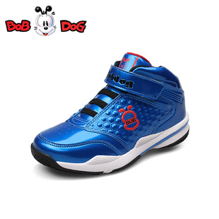  正品巴布豆童鞋 男童 儿童运动鞋 中帮篮球鞋 时尚健康减震透气鞋