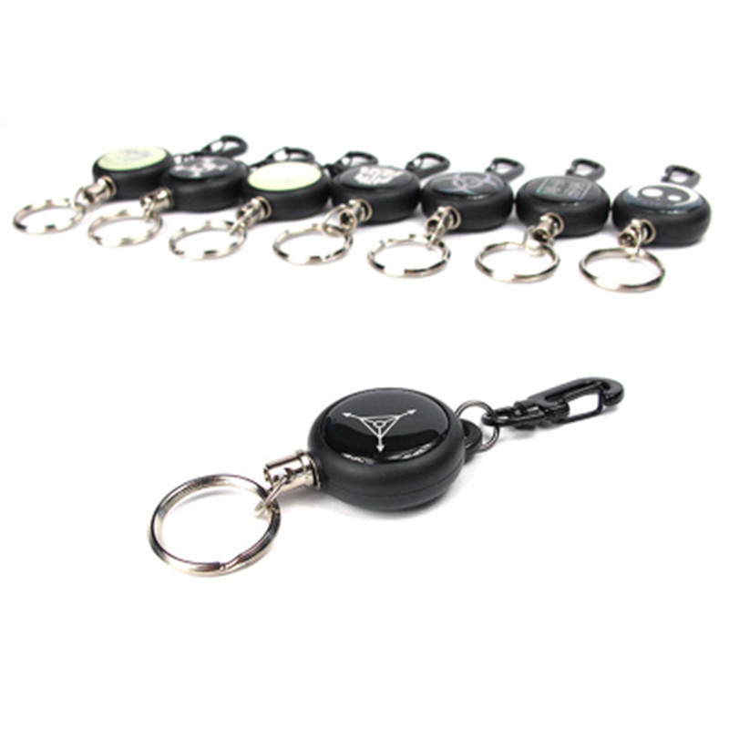 Full Metal Jacket Telescoping steel wire Easy pull buckle Theft prevention Anti-lost Key buckle Chest card Work cards Hanging bucklein the Festive supplies/Gift , Gift ideas , Keychain category - from Buy2taobao.com to provide professional Taobao agent buy service