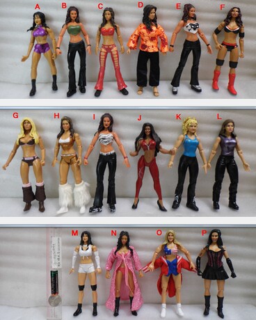 6寸 7寸可动 欧美系美国 WWF <em>WWE</em> 人偶 <em>男女</em>