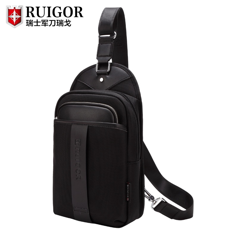Ruige Swiss Army Knife Ballistic Nylon Business shoulder bag fashion motion Riding Chest pack leisure time Inclined shoulder bagin the Leather/Lady bags/Men's bag, Men's bags category - from Buy2taobao.com to provide professional Taobao agent buy service