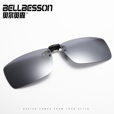 新款近视偏光太阳镜夹片式开车眼镜夹片男女款墨镜夹片驾驶镜夜视