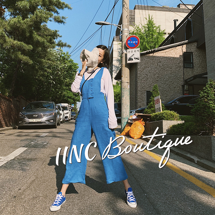 IINC Select Shop FBA blue College wind rompers Versatile High waist wide leg pants Loose pantsin the Women's clothing/Boutique , Pants , Casual pants category - from Buy2taobao.com to provide professional Taobao agent buy service
