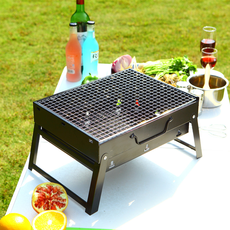 BBQ野营烧烤炉木炭烤炉架户外便携炉子加厚野外折叠在类目 户外/登山/野营/旅行用品, 炉具/餐具/野餐烧烤用品, 烧烤炉/烤架中 - 来自Buy2taobao.com提供专业的淘宝代购服务