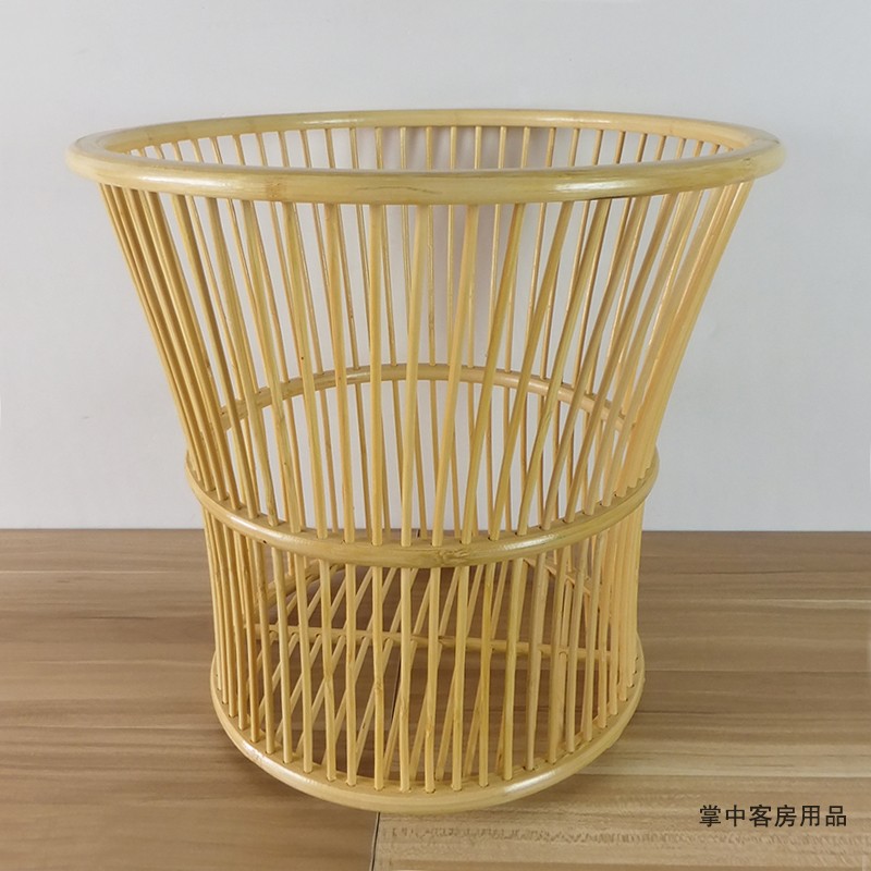高档酒店客房竹编毛巾筐宾馆卫浴布草筐脏衣收纳篮翠竹竹藤喇叭筐在类目 收纳整理, 家庭收纳用具, 收纳篮, 脏衣篮中 - 来自Buy2taobao.com提供专业的淘宝代购服务