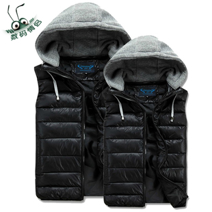 数码情侣秋冬新款<em>马甲女</em>韩版<em>加厚</em>手抓棉马甲连