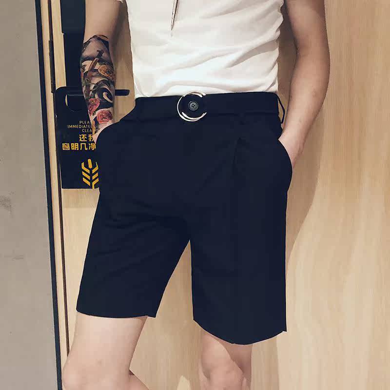 summer new pattern Western-style trousers shorts Sociology handsome Versatile leisure time Self cultivation Solid Thin section Five point pantsin the Men's clothing, Casual pants category - from Buy2taobao.com to provide professional Taobao agent buy service
