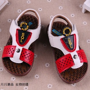  最潮男宝宝缕空沙滩凉鞋 韩版拼接款 防滑宝宝凉鞋 儿童凉鞋