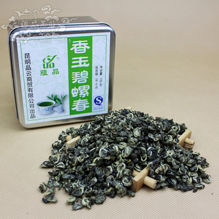  蕴品茶叶 云南特级滇绿茶 明前春茶 香玉碧螺春1芽1叶 100克盒装