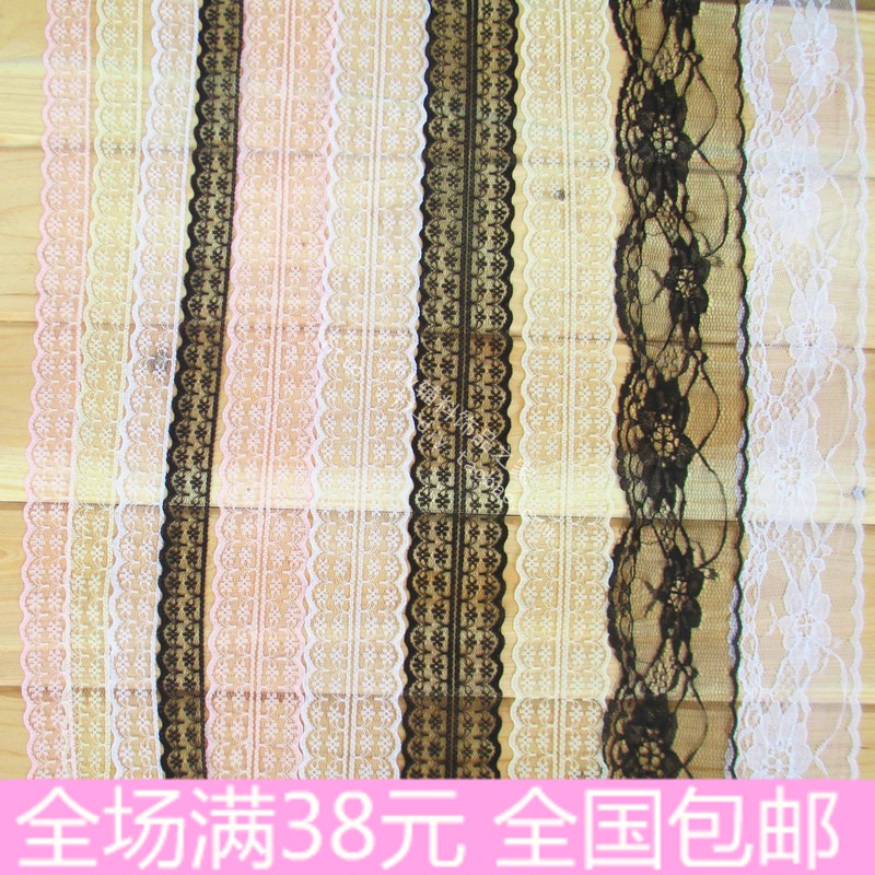 蕾丝花边衣服服装辅料 超宽黑白手工DIY服装发饰辅料配件材料在类目 居家布艺, 缝纫DIY材料、工具及成品, 缝纫DIY配件/辅料/配饰, 花边中 - 来自Buy2taobao.com提供专业的淘宝代购服务