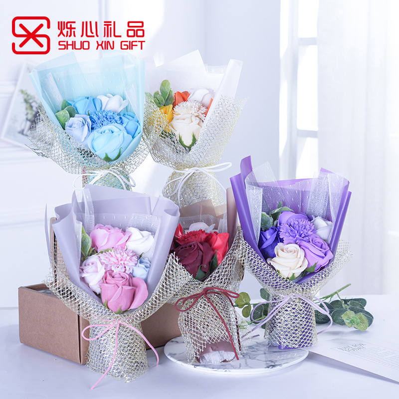 厂家直销七夕情人节礼物香皂花创意玫瑰花花束仿真花礼盒套装在类目 包装, 礼品包装, 情人礼品包装中 - 来自Buy2taobao.com提供专业的淘宝代购服务