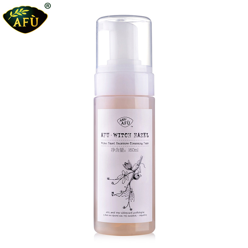 新品上市AFU阿芙金缕梅沁润洁肤泡沫160ml 深层清洁 控油