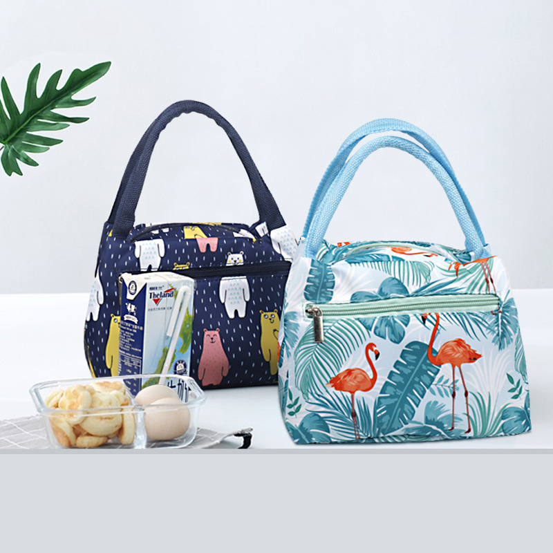 new pattern fashion Zipper Portable Insulation package lady Cartoon waterproof Bento bag aluminum foil heat preservation Lunch bagin the Storage consolidation , Home Storage appliances , Pouch , Lunch Bags category - from Buy2taobao.com to provide professional Taobao agent buy service