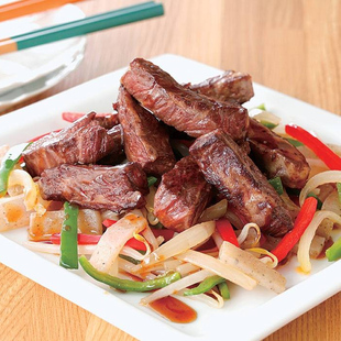  澳洲西冷牛排 进口澳洲牛肉 谷饲牛排 家庭沙朗牛排 无腌制送黄油