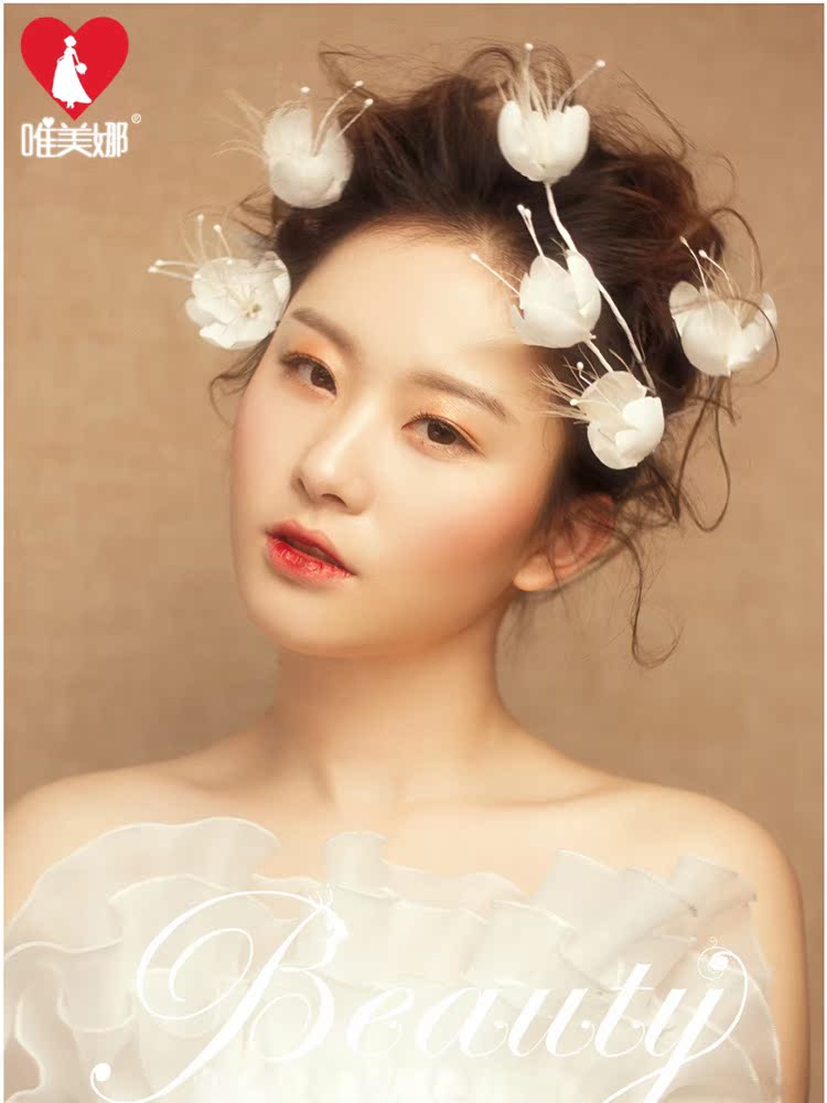 唯美娜-韩式新款清新花朵头饰写真婚纱摄影头饰|ruв категории Аксессуары, свадебное платье, аксессуары, невеста головной убор - от Buy2taobao.com для оказания профессиональной услуги покупки агента Taobao