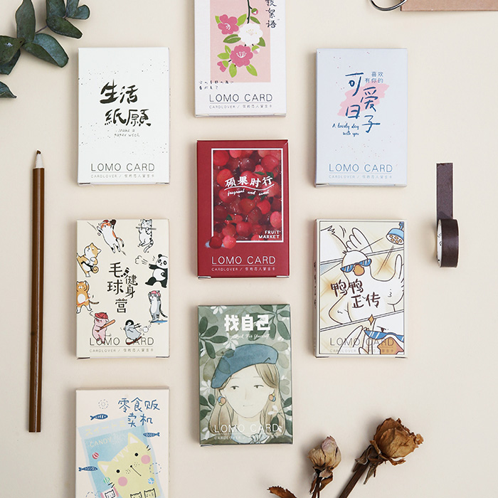 可爱的日子系列LOMO卡 清新少女可爱盐系文艺小卡片书签留言卡在类目 节庆用品/礼品, 贺卡/卡片中 - 来自Buy2taobao.com提供专业的淘宝代购服务