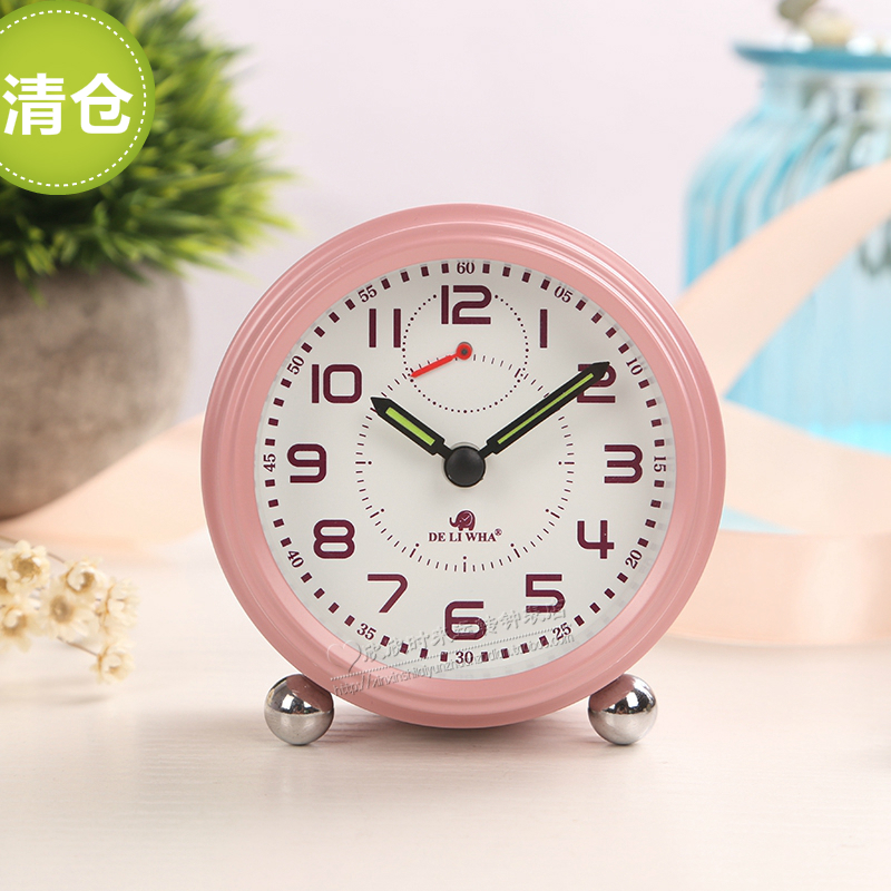 Admiralty treasure alarm clock originality student Pink lovely Small alarm clock Mute Simplicity Bedside student Simplicity modernin the Home accessories , Home bell ornaments/Alarm Clock , Desk Clock/Alarm Clock category - from Buy2taobao.com to provide professional Taobao agent buy service