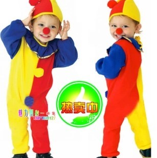 小丑服装儿童小丑服饰小丑衣服小丑服装套装小