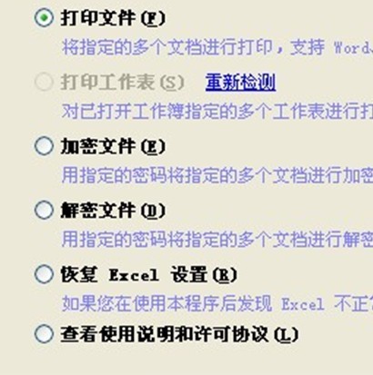 Word Excel 批量打印软件批量打印 解密 加密 批