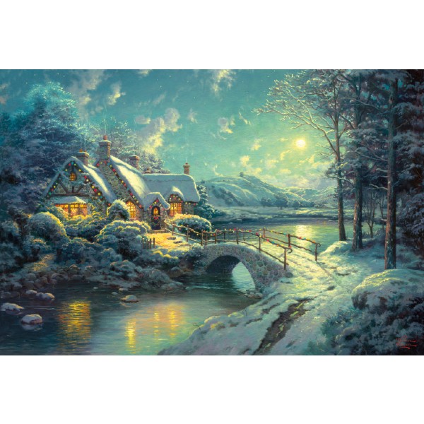 goods in stock Germany Imported Jigsaw puzzle schmidt Winter moonlight Quiet 500 slice Adult puzzlesin the Toy/Childs/Puzzle/Building block/Model , Beads/Jigsaw/Pair/Disassembly/Beat Toy , Jigsaw/Puzzle category - from Buy2taobao.com to provide professional Taobao agent buy service