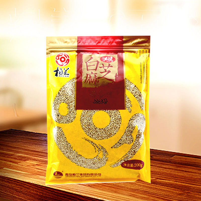 Bolan Bake White sesame High quality ripe sesame precooked and ready to be eaten Disposable Complementary food baking Fried sesame seeds 500gin the Agri rice/Dried foods/Condiment , Meter/Flour/Grains , Other food category - from Buy2taobao.com to provide professional Taobao agent buy service