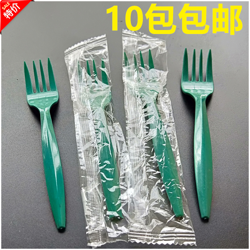 disposable Plastic forks PP Fork spoon green Fork Cake Fruit fork Salad fork 1000 Dessert Independentin the Tableware , Tableware , Fork/Spoon/Chopsticks set category - from Buy2taobao.com to provide professional Taobao agent buy service