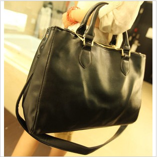 潮女复古手提大包...
