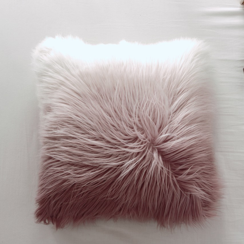 Gradient Sweet wind Beach wool Pillows ins Princess wind decorate Pillow Seat cushion Template a living room Sofa cushionsin the Home Fabric , Pillow/Pillow category - from Buy2taobao.com to provide professional Taobao agent buy service