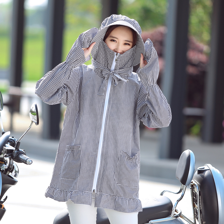 Ride a bike Electric vehicle sunshade Sunscreen clothes Hooded lady summer Long sleeve shawl Ultraviolet pure cotton Extensionin the Electric cars/Fitting/Transportation , Electric vehicles and equipment area , Electric car sun protection clothing/Shawl category - from Buy2taobao.com to provide professional Taobao agent buy service