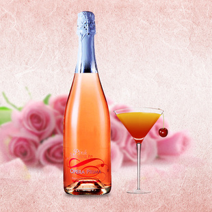  特价包邮 西班牙进口红酒葡萄酒婚庆洋酒 甜桃红起泡酒香槟酒