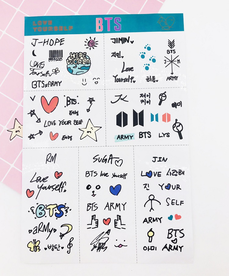 BTS 防弹少年团 不干胶贴纸 透明贴 行李贴 透明手账日记卡通贴纸|ruв категории Цифровые аксессуары, аксессуары для мобильных телефонов, аксессуары для мобильных телефонов, телефон наклейки - от Buy2taobao.com для оказания профессиональной услуги покупки агента Taobao