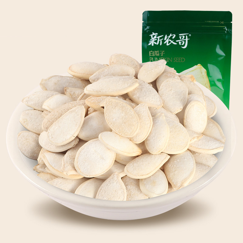 新农哥白瓜子坚果炒货特产零食农家小吃南瓜子160g孕妇休闲干货|msdalam kategori makanan ringan/Nuts/Specialty, Hickory/Nuts/pemanggangan, biji tembikai - dari Buy2taobao.com untuk memberikan perkhidmatan ejen Taobao profesional membeli