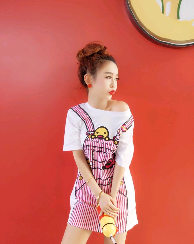 直播衣服女主播服装上镜夏天减龄 甜美可爱学生大码上衣体t恤裙萌在类目 女装/女士精品, T恤中 - 来自Buy2taobao.com提供专业的淘宝代购服务