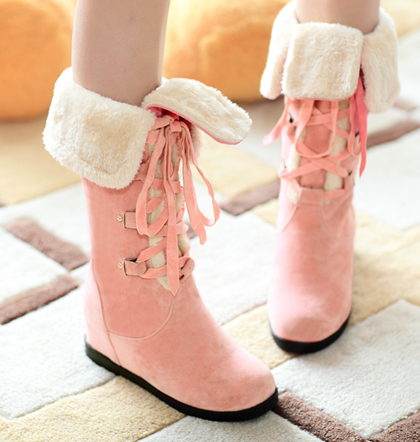 冬季学生甜美内增高...