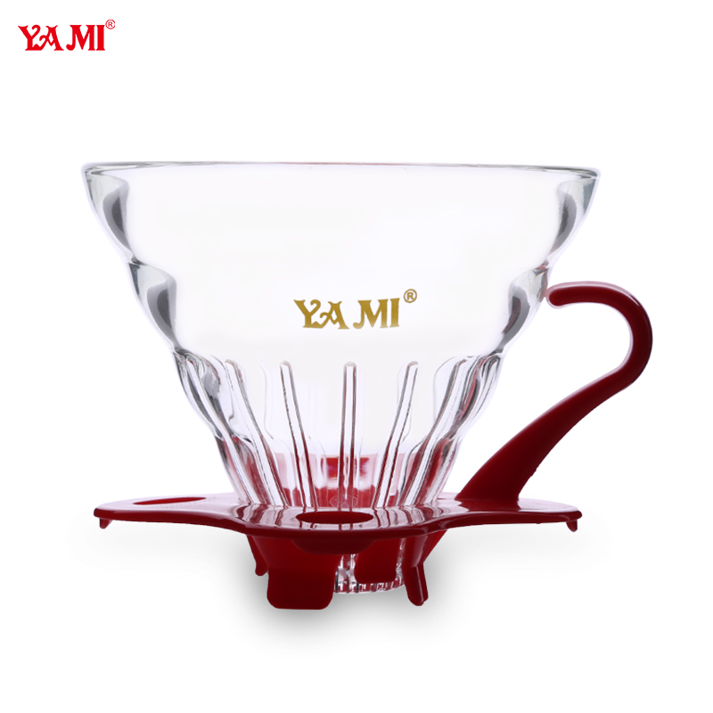 YAMI 亚米 玻璃滴滤式咖啡杯 玻璃滤杯 V型手冲单孔杯手冲杯包邮在类目 餐饮具, 咖啡器具, 咖啡壶中 - 来自Buy2taobao.com提供专业的淘宝代购服务