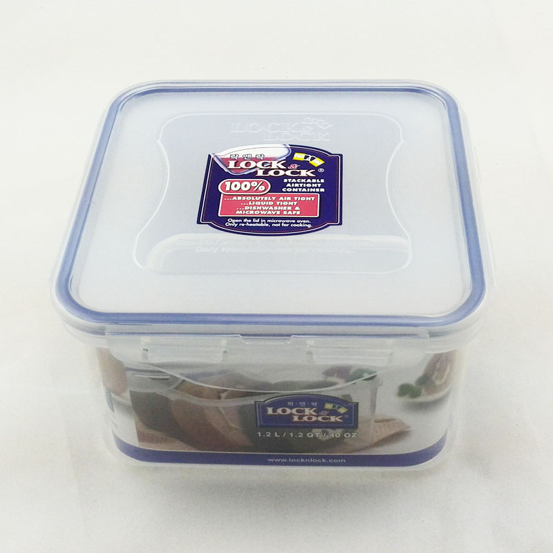 1.2L quality goods Lock & Lock square Plastic Crisper Microwave Oven Lunch box Lunch box HPL822D Bento Boxin the Tableware , Fresh container/Fresh Containers , Crisper category - from Buy2taobao.com to provide professional Taobao agent buy service