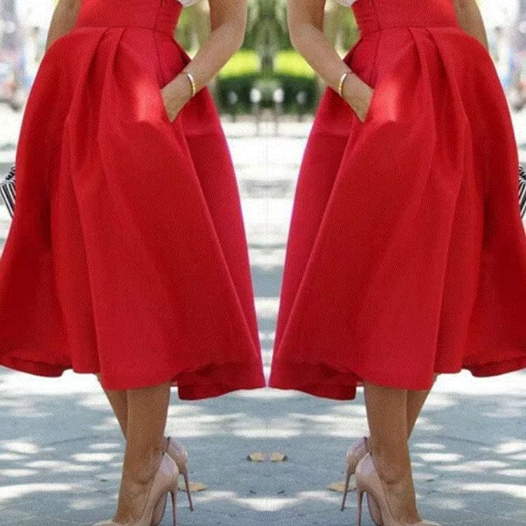 Retro Pleated Maxi Long Skirt High Waist Female skirts women在类目 女装/女士精品, 半身裙中 - 来自Buy2taobao.com提供专业的淘宝代购服务