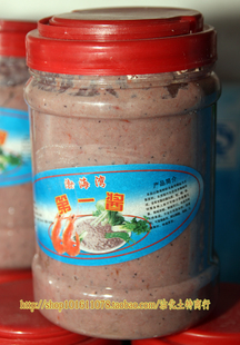  虾类制品渔家自制纯天然虾酱 可比贡品级蜢子虾酱 4斤包邮送礼盒