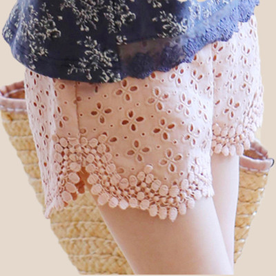 女童短裤2016夏季新款中大儿童休闲裤蕾丝花边热裤公主百搭包邮