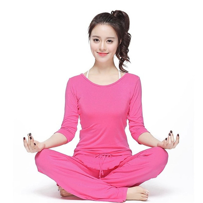 春夏新款瑜伽服套装三件套莫代尔纯棉舞蹈练功服显瘦跑步健身服女|msdalam kategori sukan/Yoga/kecergasan/bekalan peminat, Yoga, pakaian Yoga - dari Buy2taobao.com untuk memberikan perkhidmatan ejen Taobao profesional membeli