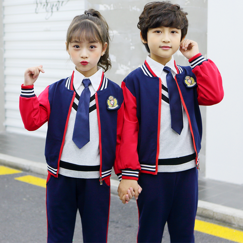 2018冬季幼儿园园服中小学生校服男女童冬季运动服英伦风加绒套装在类目 女装/女士精品, 套装/学生校服/工作制服, 学生校服中 - 来自Buy2taobao.com提供专业的淘宝代购服务