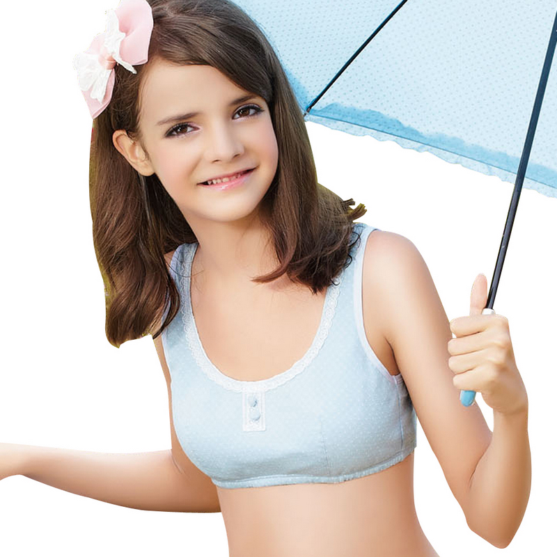 怡<em>兰芬</em>无钢圈中小<em>学生文胸</em>少女体育课跑步运动