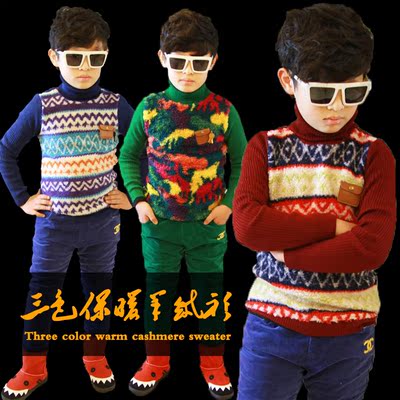 童装男童<em>毛衣</em>潮新款<em>冬装2014</em>儿童韩国版高领